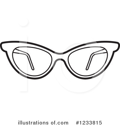 Royalty-Free (RF) Eyeglasses Clipart Illustration by Lal Perera - Stock Sample #1233815