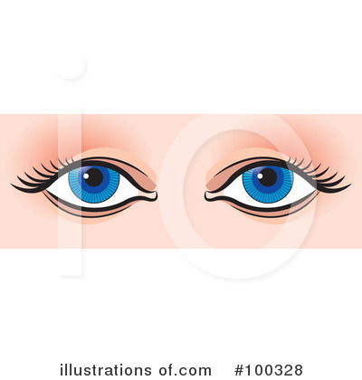 Royalty-Free (RF) Eyes Clipart Illustration by Lal Perera - Stock Sample #100328