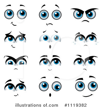 Royalty-Free (RF) Eyes Clipart Illustration by MilsiArt - Stock Sample #1119382
