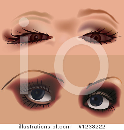 Royalty-Free (RF) Eyes Clipart Illustration by dero - Stock Sample #1233222