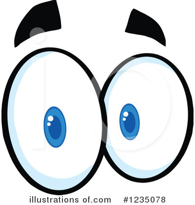Royalty-Free (RF) Eyes Clipart Illustration by Hit Toon - Stock Sample #1235078