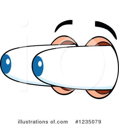 Royalty-Free (RF) Eyes Clipart Illustration by Hit Toon - Stock Sample #1235079