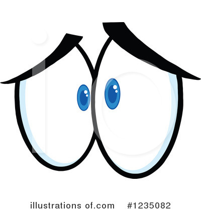 Royalty-Free (RF) Eyes Clipart Illustration by Hit Toon - Stock Sample #1235082