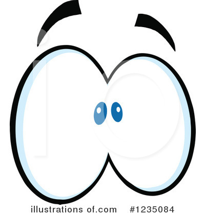 Royalty-Free (RF) Eyes Clipart Illustration by Hit Toon - Stock Sample #1235084