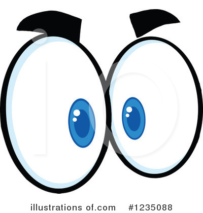 Royalty-Free (RF) Eyes Clipart Illustration by Hit Toon - Stock Sample #1235088