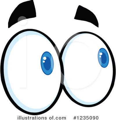 Royalty-Free (RF) Eyes Clipart Illustration by Hit Toon - Stock Sample #1235090