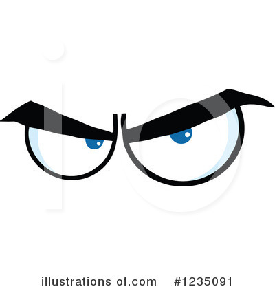 Royalty-Free (RF) Eyes Clipart Illustration by Hit Toon - Stock Sample #1235091