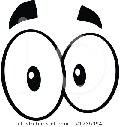 Royalty-Free (RF) Eyes Clipart Illustration by Hit Toon - Stock Sample #1235094