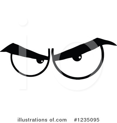 Royalty-Free (RF) Eyes Clipart Illustration by Hit Toon - Stock Sample #1235095