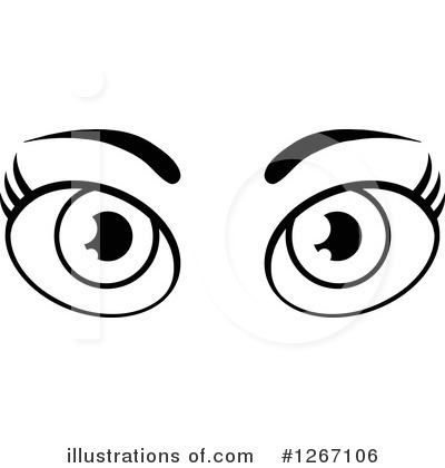 Royalty-Free (RF) Eyes Clipart Illustration by Hit Toon - Stock Sample #1267106