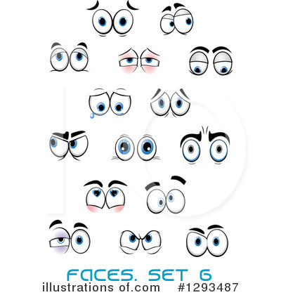 Royalty-Free (RF) Eyes Clipart Illustration by Vector Tradition SM - Stock Sample #1293487