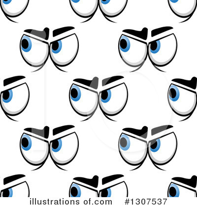 Royalty-Free (RF) Eyes Clipart Illustration by Vector Tradition SM - Stock Sample #1307537