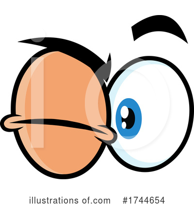 Royalty-Free (RF) Eyes Clipart Illustration by Hit Toon - Stock Sample #1744654