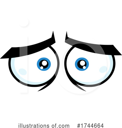 Royalty-Free (RF) Eyes Clipart Illustration by Hit Toon - Stock Sample #1744664