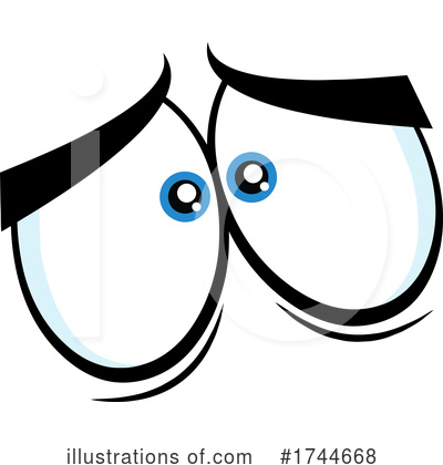 Royalty-Free (RF) Eyes Clipart Illustration by Hit Toon - Stock Sample #1744668