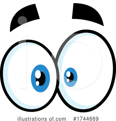 Royalty-Free (RF) Eyes Clipart Illustration by Hit Toon - Stock Sample #1744669