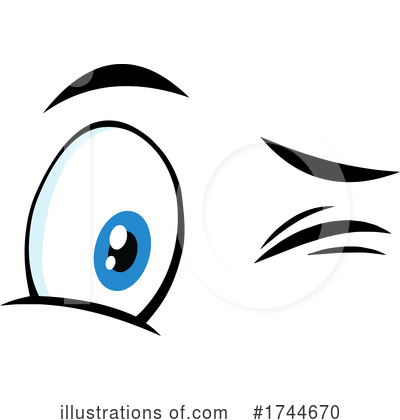Royalty-Free (RF) Eyes Clipart Illustration by Hit Toon - Stock Sample #1744670