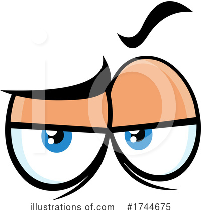Royalty-Free (RF) Eyes Clipart Illustration by Hit Toon - Stock Sample #1744675