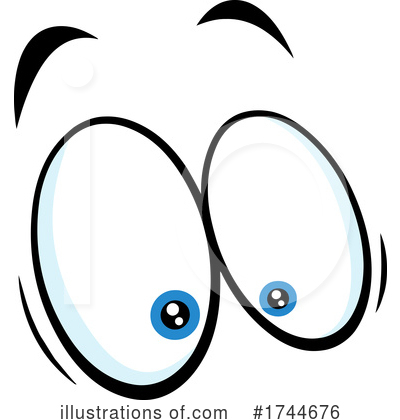 Royalty-Free (RF) Eyes Clipart Illustration by Hit Toon - Stock Sample #1744676