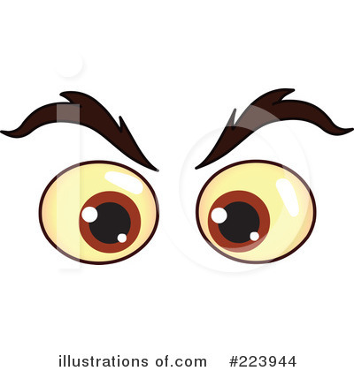 Royalty-Free (RF) Eyes Clipart Illustration by yayayoyo - Stock Sample #223944
