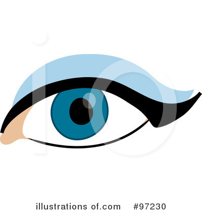 Royalty-Free (RF) Eyes Clipart Illustration by Pams Clipart - Stock Sample #97230