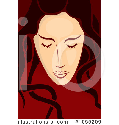 Royalty-Free (RF) Face Clipart Illustration by Any Vector - Stock Sample #1055209