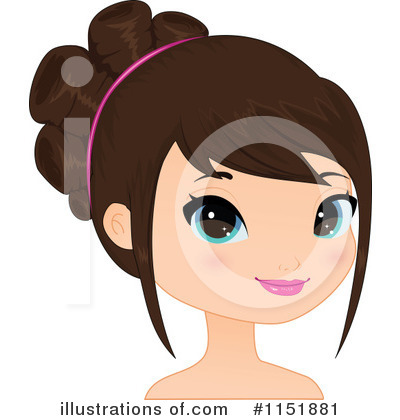 Royalty-Free (RF) Face Clipart Illustration by Melisende Vector - Stock Sample #1151881