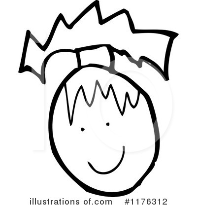 Royalty-Free (RF) Face Clipart Illustration by lineartestpilot - Stock Sample #1176312