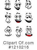 Face Clipart #1210216 by Vector Tradition SM