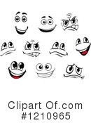 Face Clipart #1210965 by Vector Tradition SM