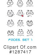 Face Clipart #1287417 by Vector Tradition SM