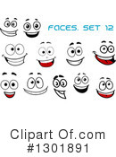 Face Clipart #1301891 by Vector Tradition SM