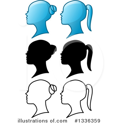 Royalty-Free (RF) Face Clipart Illustration by Liron Peer - Stock Sample #1336359