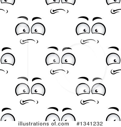 Royalty-Free (RF) Face Clipart Illustration by Vector Tradition SM - Stock Sample #1341232
