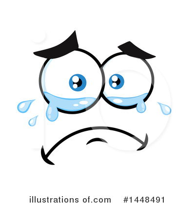 Royalty-Free (RF) Face Clipart Illustration by Hit Toon - Stock Sample #1448491