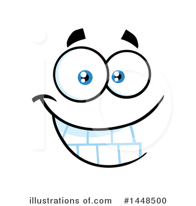 Royalty-Free (RF) Face Clipart Illustration by Hit Toon - Stock Sample #1448500