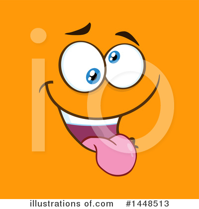 Royalty-Free (RF) Face Clipart Illustration by Hit Toon - Stock Sample #1448513
