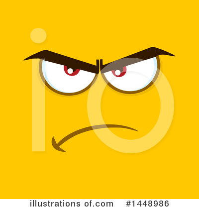 Royalty-Free (RF) Face Clipart Illustration by Hit Toon - Stock Sample #1448986