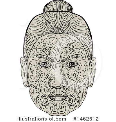 Royalty-Free (RF) Face Clipart Illustration by patrimonio - Stock Sample #1462612