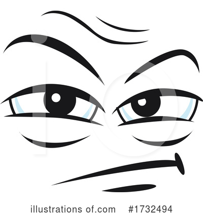 Royalty-Free (RF) Face Clipart Illustration by Vector Tradition SM - Stock Sample #1732494