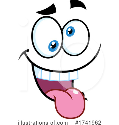 Royalty-Free (RF) Face Clipart Illustration by Hit Toon - Stock Sample #1741962