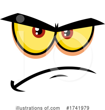 Royalty-Free (RF) Face Clipart Illustration by Hit Toon - Stock Sample #1741979