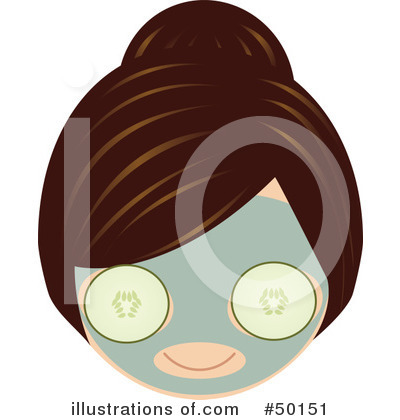 Royalty-Free (RF) Face Clipart Illustration by Melisende Vector - Stock Sample #50151