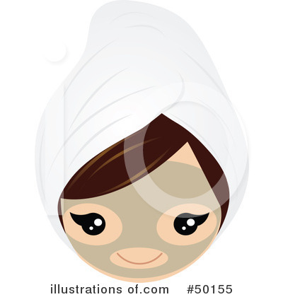 Royalty-Free (RF) Face Clipart Illustration by Melisende Vector - Stock Sample #50155