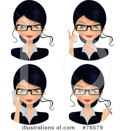 Receptionist Clipart #76579 by Melisende Vector