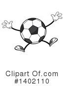 Faceless Soccer Ball Clipart #1402110 by Hit Toon