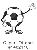 Faceless Soccer Ball Clipart #1402118 by Hit Toon