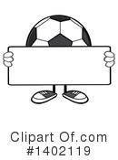 Faceless Soccer Ball Clipart #1402119 by Hit Toon