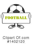 Faceless Soccer Ball Clipart #1402120 by Hit Toon