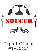 Faceless Soccer Ball Clipart #1402121 by Hit Toon